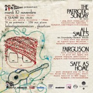 carte blanche aux boutiques sonores avec fairguson + all  smiles + the patriotic sunday