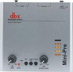 dbx Mini-Pre Vacuum Tube Mic Pre