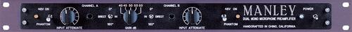Manley Dual Mono Mic Pre