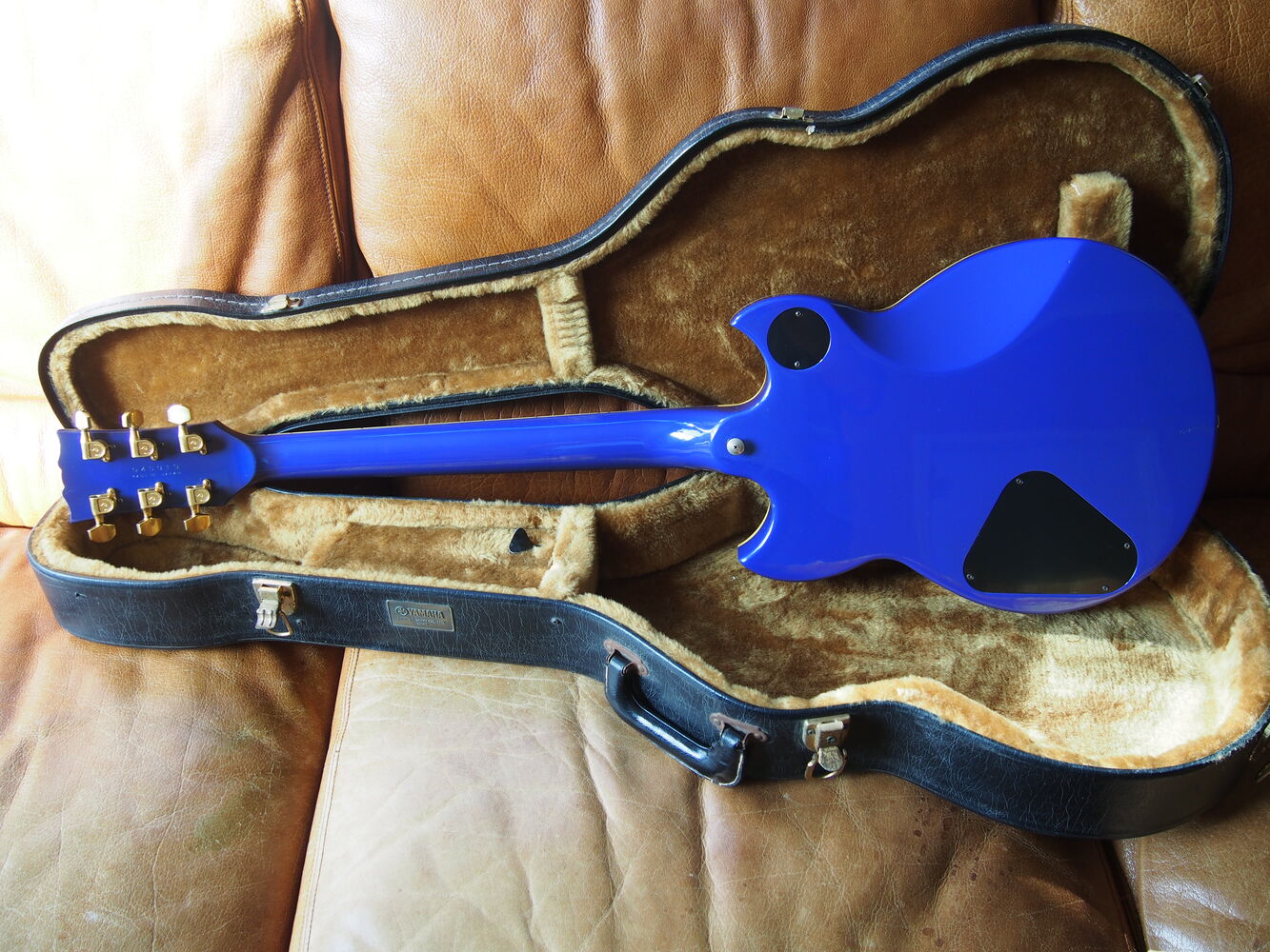 1981 Yamaha SG-2000 Deep Purple + OHSC, Maxon Dry-Z HBs d'occasion