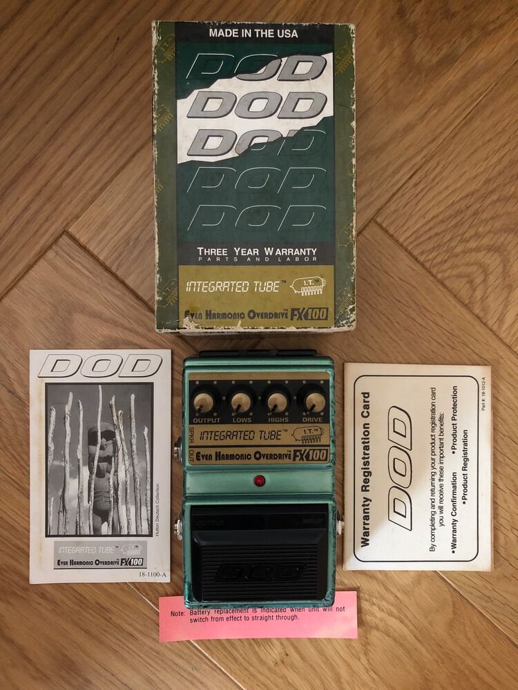 DOD FX100 Integrated Tube Even Harmonic Overdrive d'occasion - Zikinf