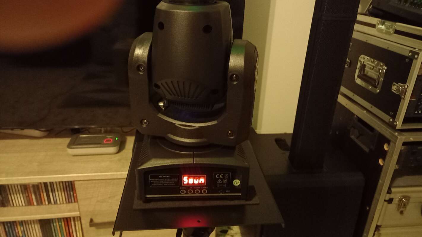 2 mini gobo moving light
