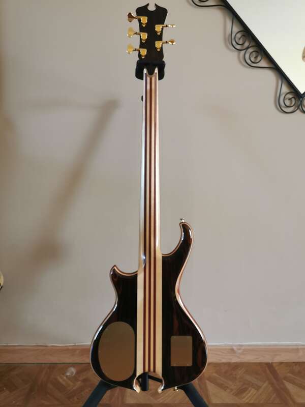 Basse Alembic 5C deluxe Marc King cocobolo