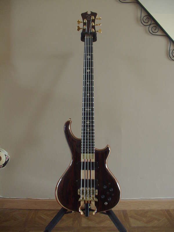 Basse Alembic 5C deluxe Marc King cocobolo