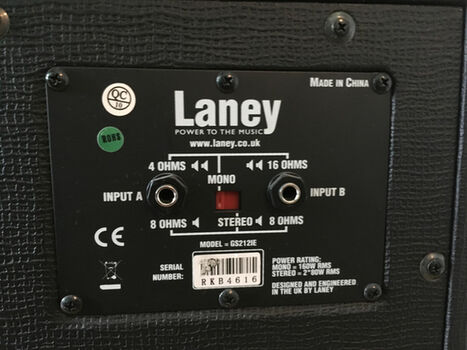 Cabinet guitare Laney 2x12