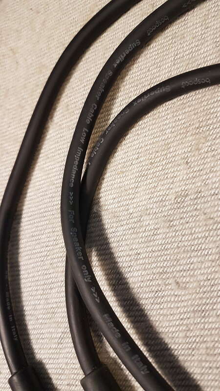 Cable HP ampli cabinet speaker
