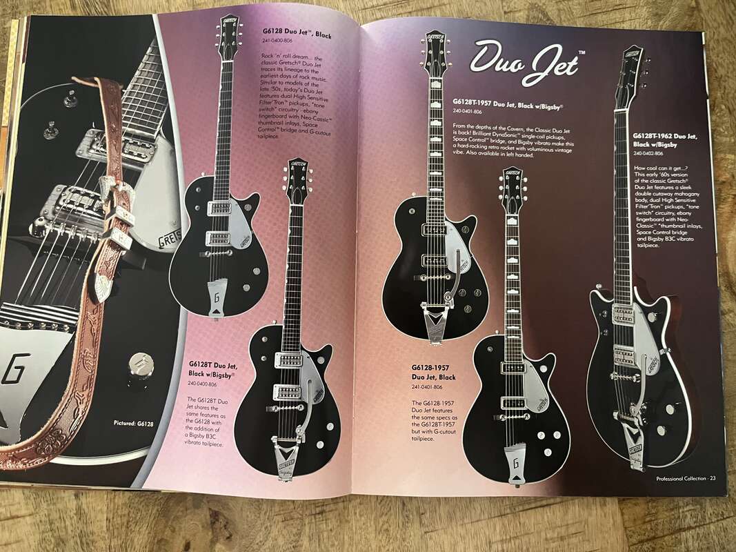 Catalogue guitares Grestch