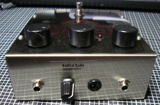 EHX Big MUFF pedal w RAM'S HEAD + many mods
