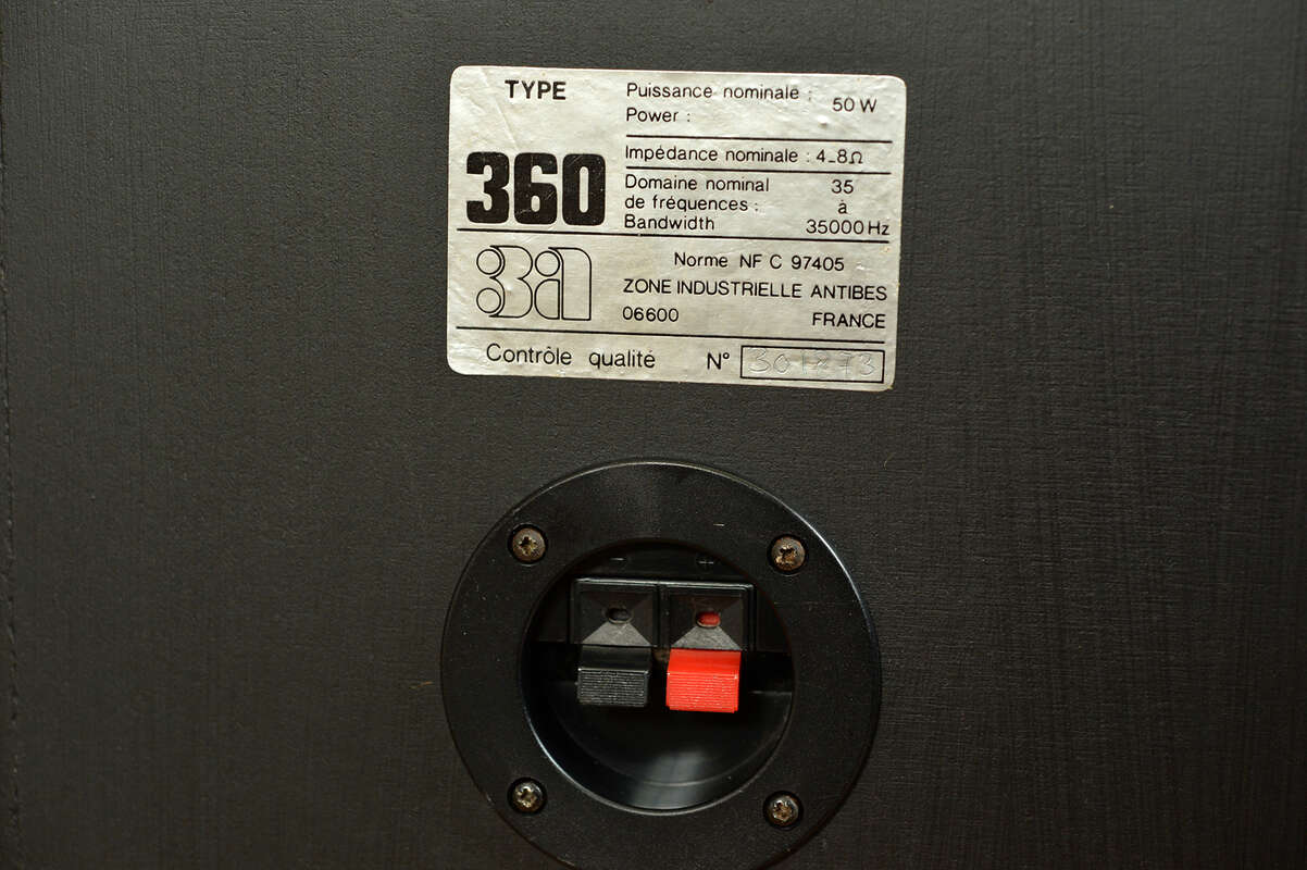Enceintes 3A 360