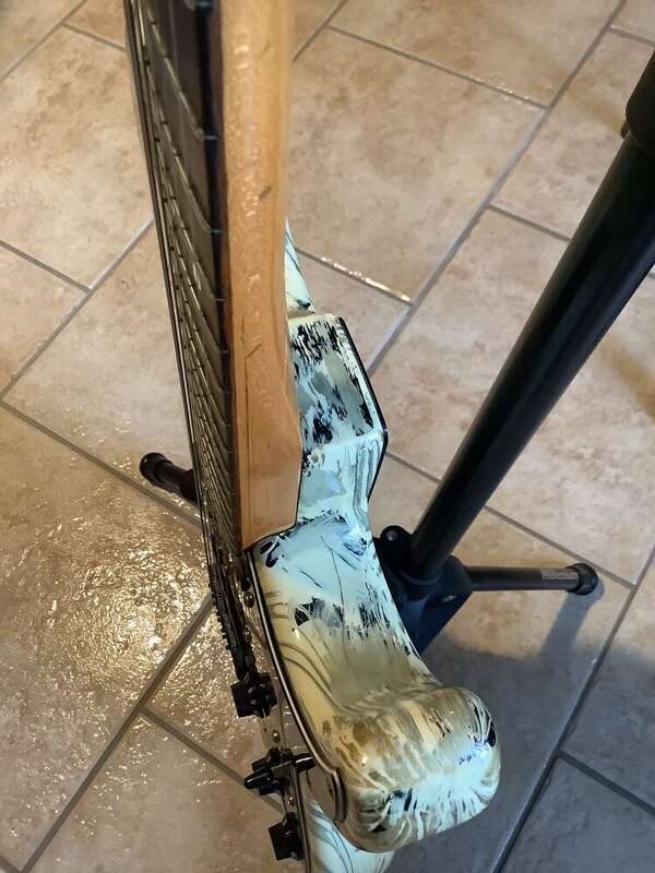 Fender Stratocaster Splatter (ann&eacute;es 90) US