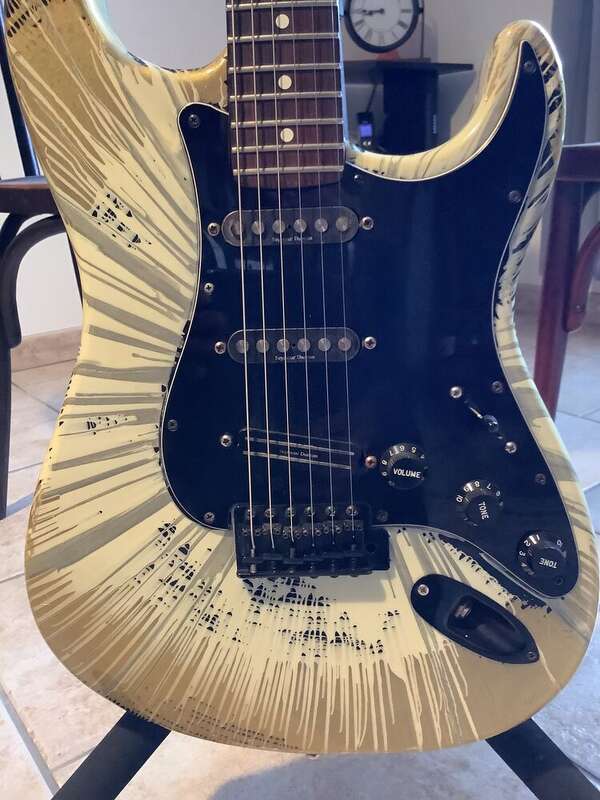 Fender Stratocaster Splatter (ann&eacute;es 90) US