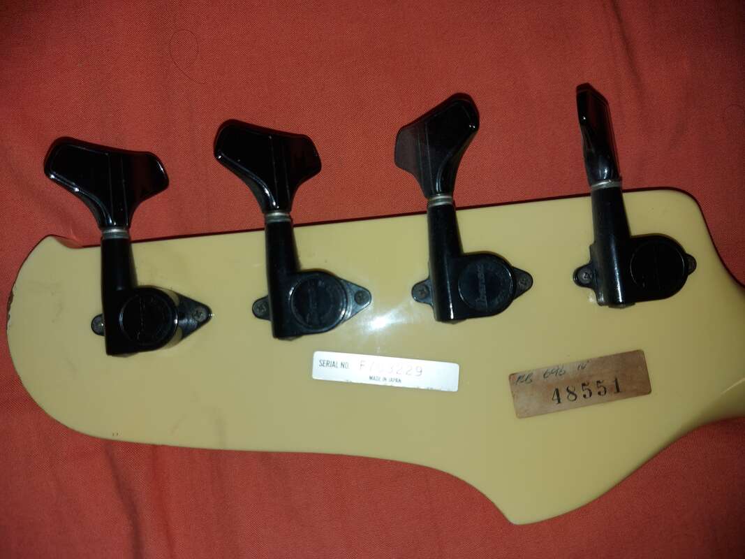 Basse fretless ibanez roadstar ii rb696 mijapan 1987