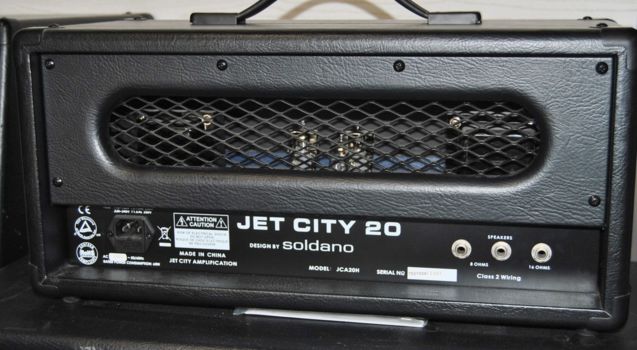Jet City 20 + 212 cabinet by Soldano