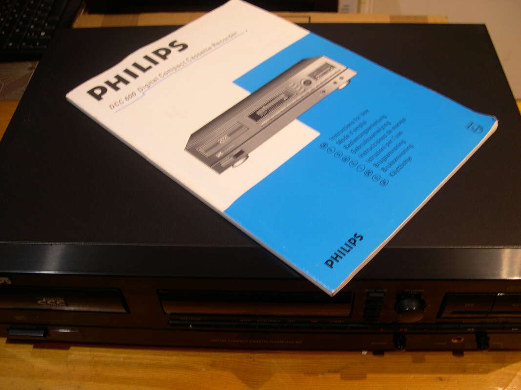 Lecteur de cassettes num&eacute;rique/analogique PHILLIPS DCC