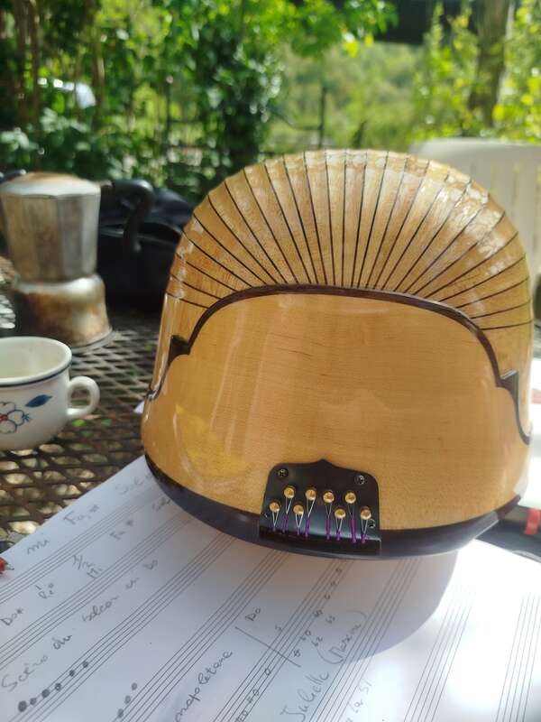 Mandoline c&ocirc;te creuse s Suzuki 80 m fait main au Japon