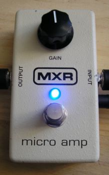 MXR Micro Amp modifié par Radikal Audio