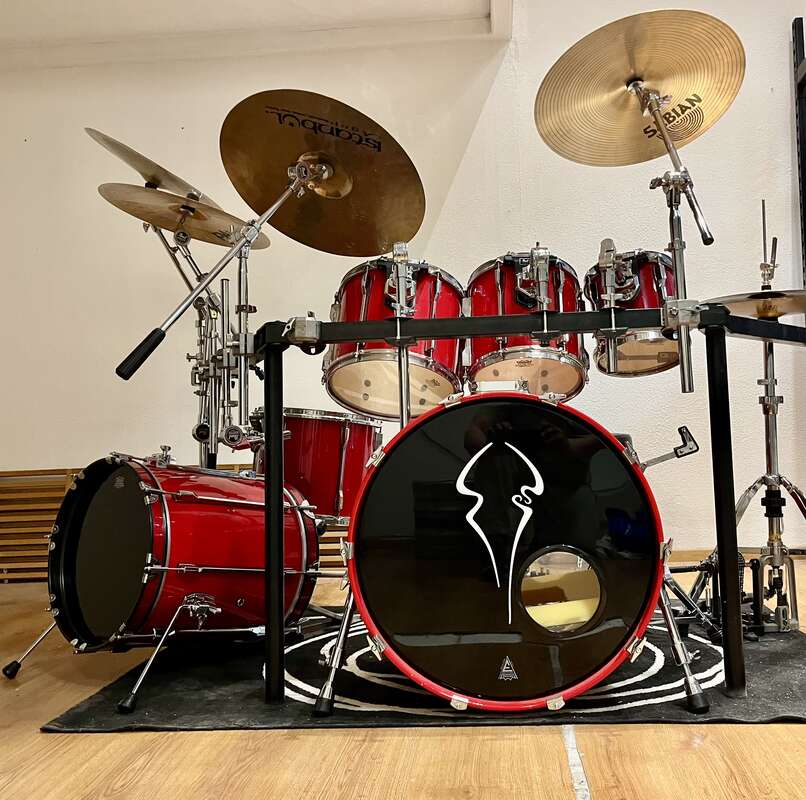 Livraison Pearl SLX rock jazz rack cymbales hardware