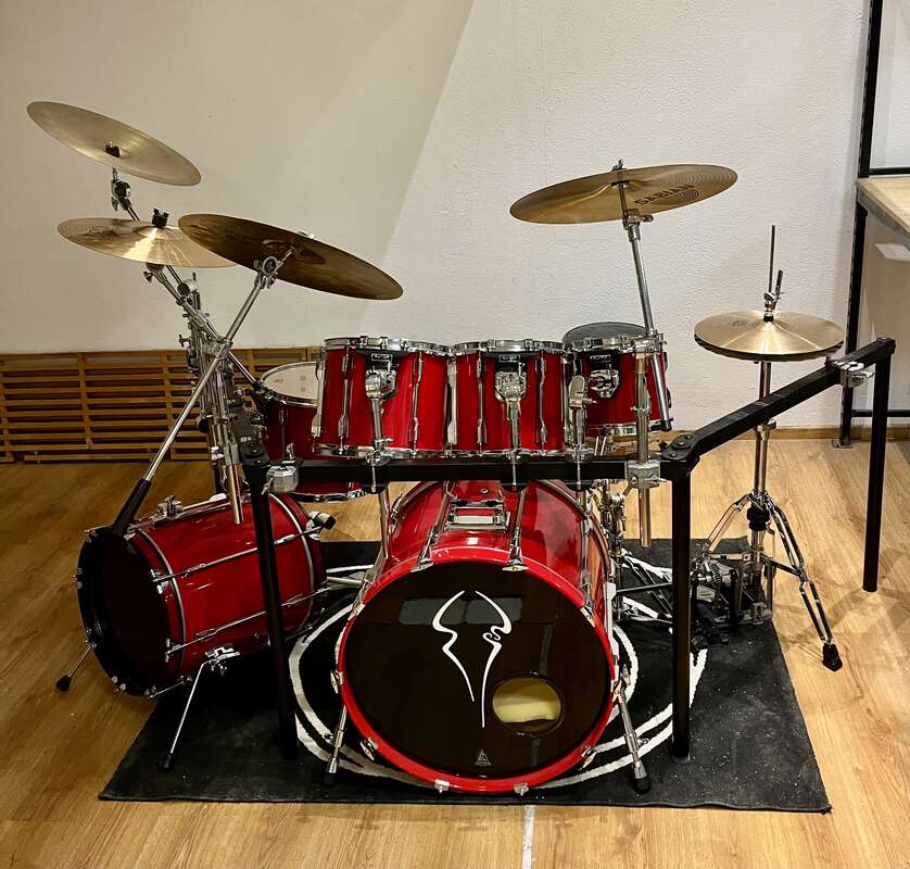 Livraison Pearl SLX rock jazz rack cymbales hardware