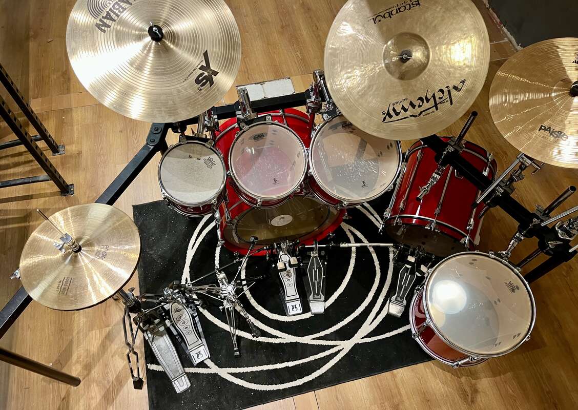 Livraison Pearl SLX rock jazz rack cymbales hardware