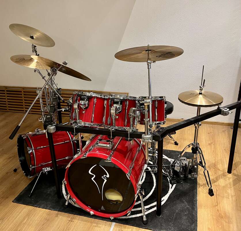 Livraison Pearl SLX rock jazz rack cymbales hardware
