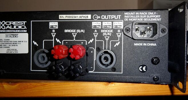 Ampli puissance crest audio cc4000