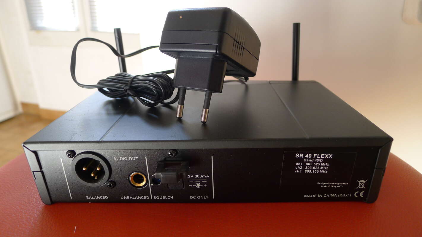 R&eacute;cepteur AKG SR 40 Flexx Pro Diversity + bloc alim