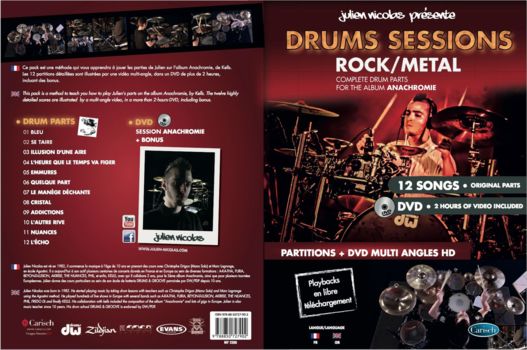 Rock & metal drumbook + dvd+ cd