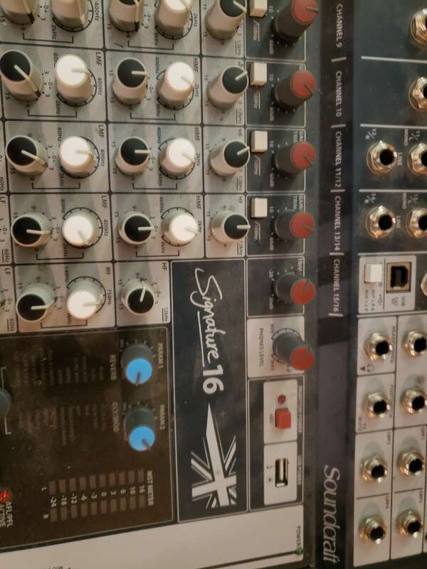 Table de mixage. Sondcraft