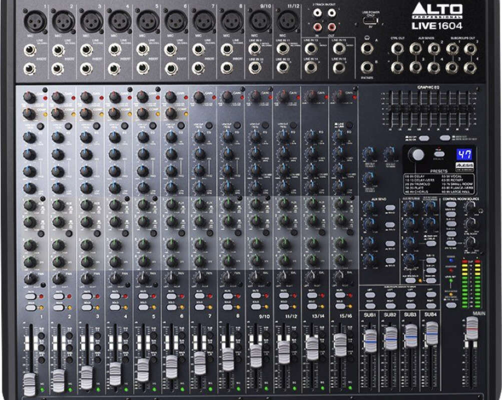 Table mixage professionnel Alto Live 1604