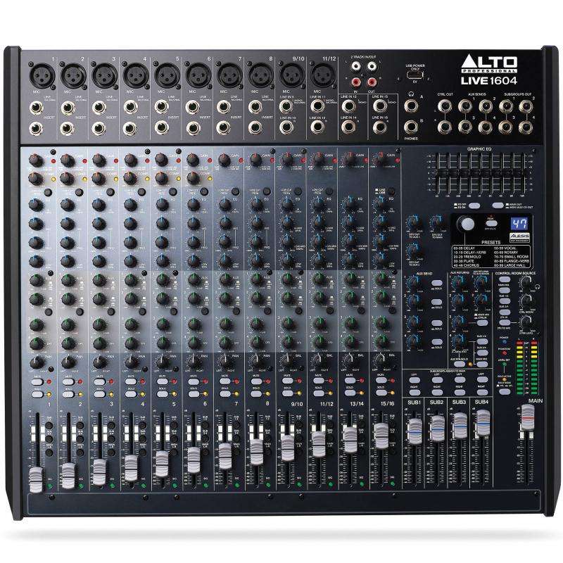Table mixage professionnel Alto Live 1604