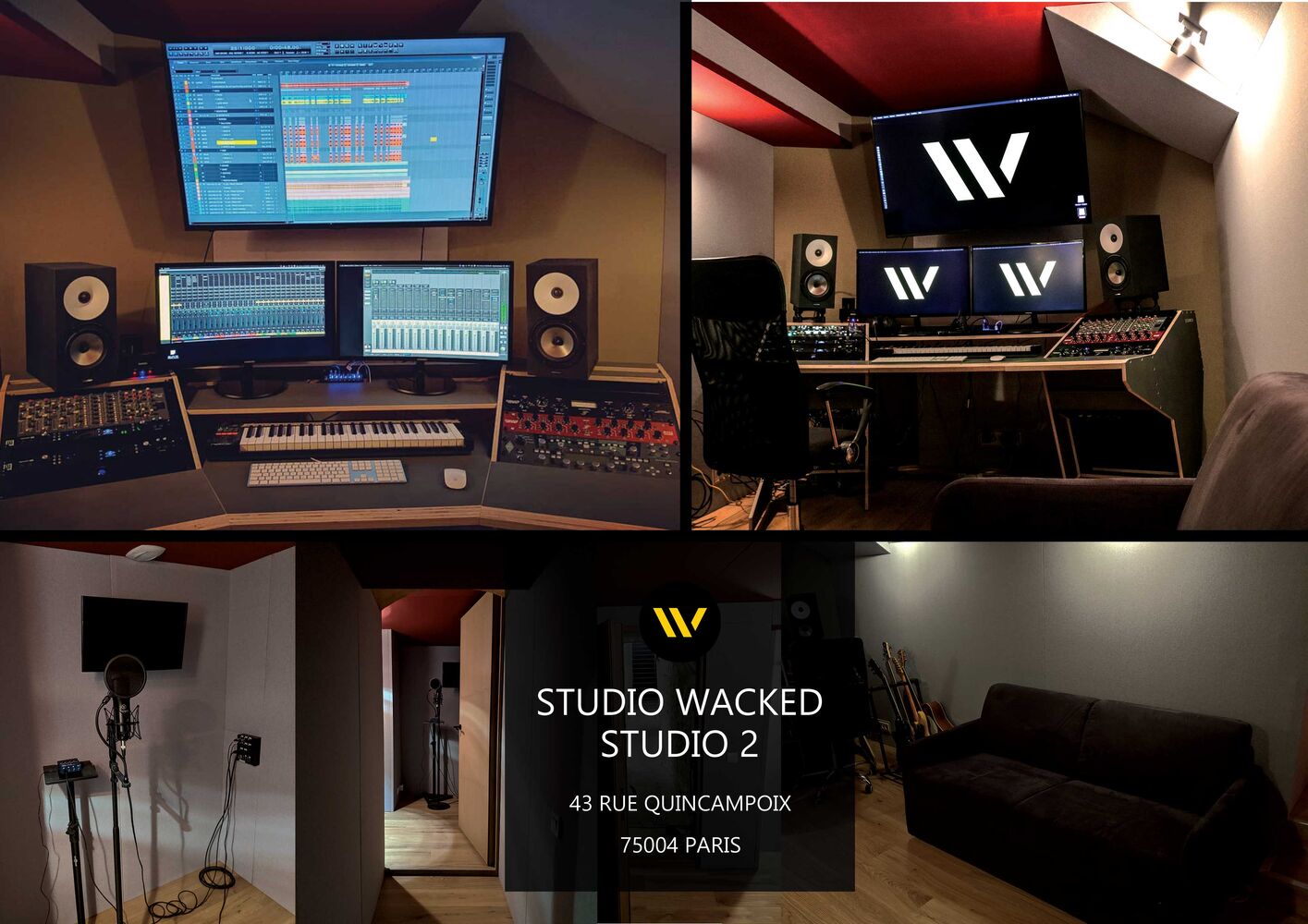 Studio d'enregistrement et de mixage – LAYDOSTIAN – architecture,  agencement et décoration