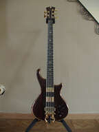Basse Alembic 5C deluxe Marc King cocobolo