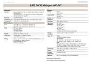 Axis 30 W Midspan AC/DC - P/N : 02208-001 (Neuf)