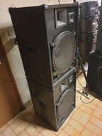 Ampli sono + Enceintes ibiza 12" et artisanale 15"