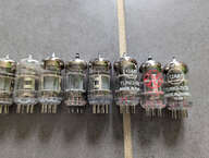 Lot de lampes 12AX7 de diverses origines