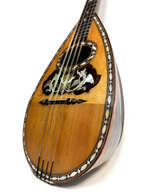 Mandoline C.A. Kisslinger D&eacute;cor&eacute;e C&ocirc;tes Creuses de 1901
