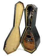 Mandoline Graziella D&eacute;cor&eacute;e C&ocirc;tes Creuses 1900&rsquo;s