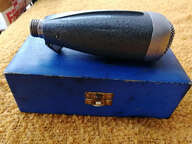Sennheiser MD21 avec sa bo&icirc;te en bois bleue d'origine