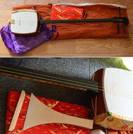 SHAMISEN Traditionnal Japan 3 cordes import Japon