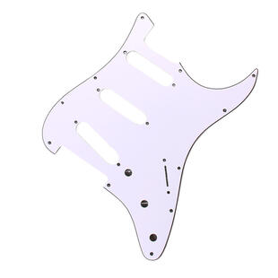 pickguard stratocaster 3 plis blanc