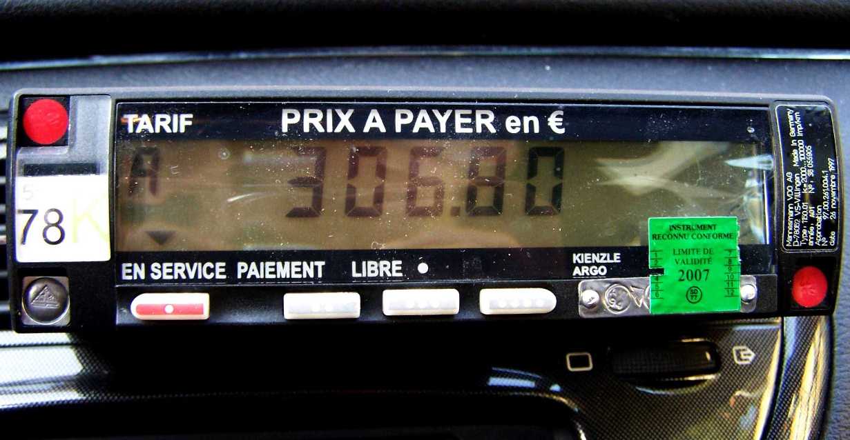 Taxi Compteur horo kilometrique