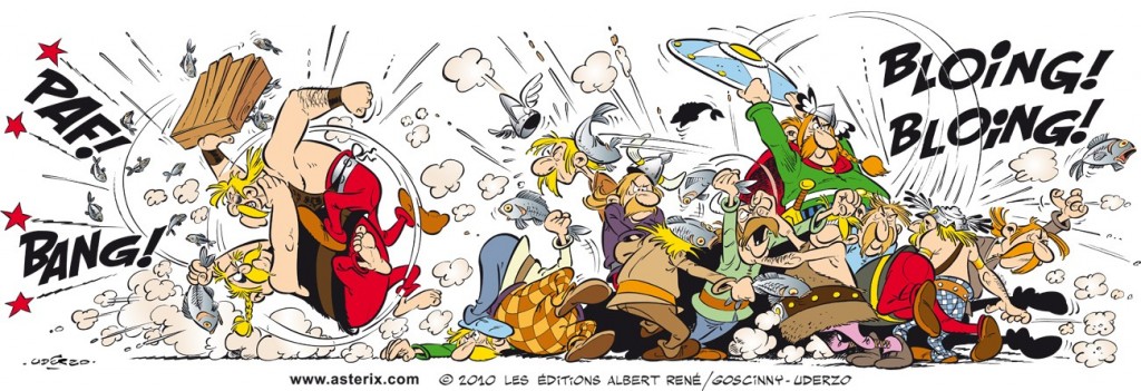 asterix bagarre 