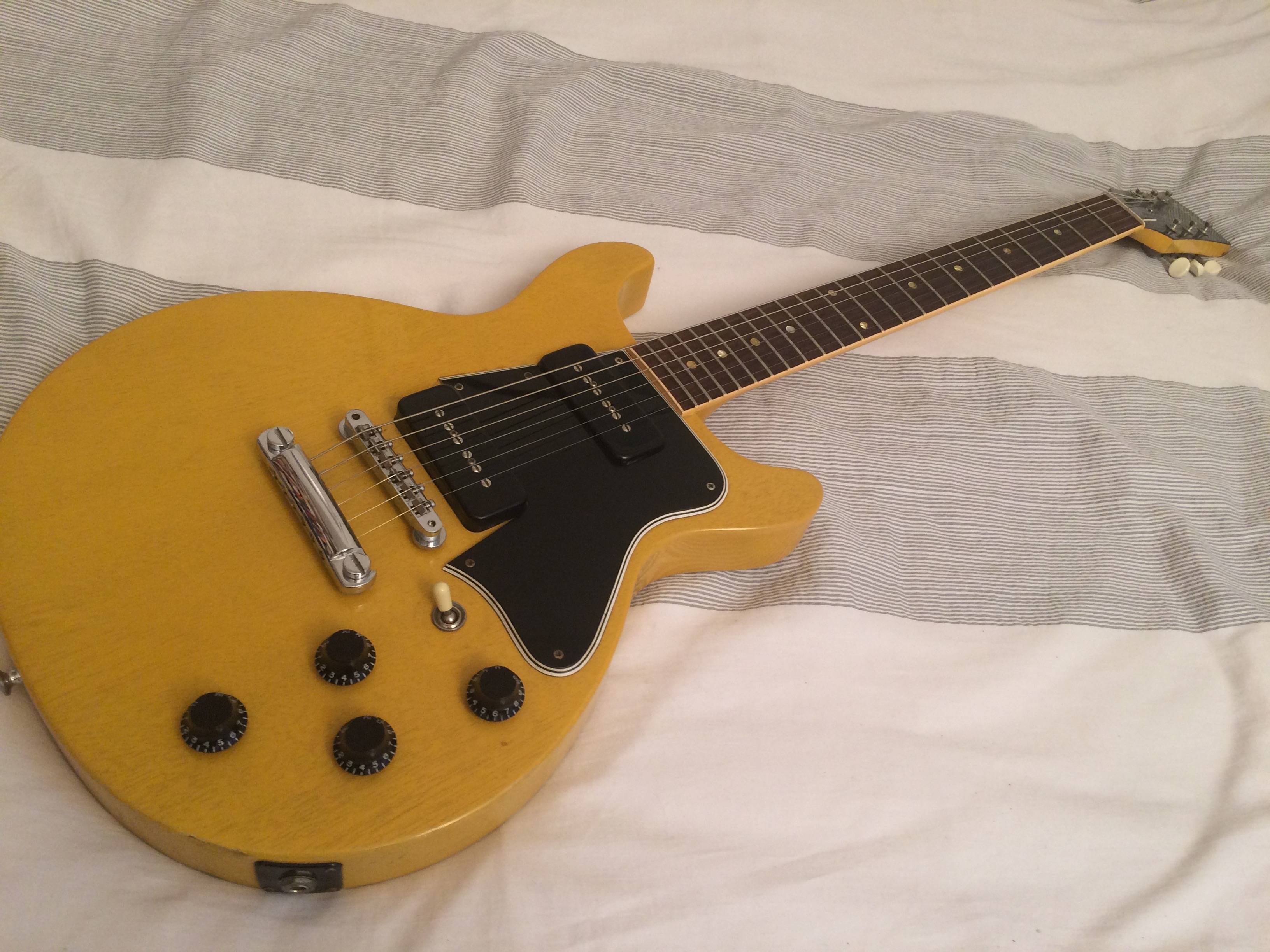 gibson les paul special dc tv yellow 