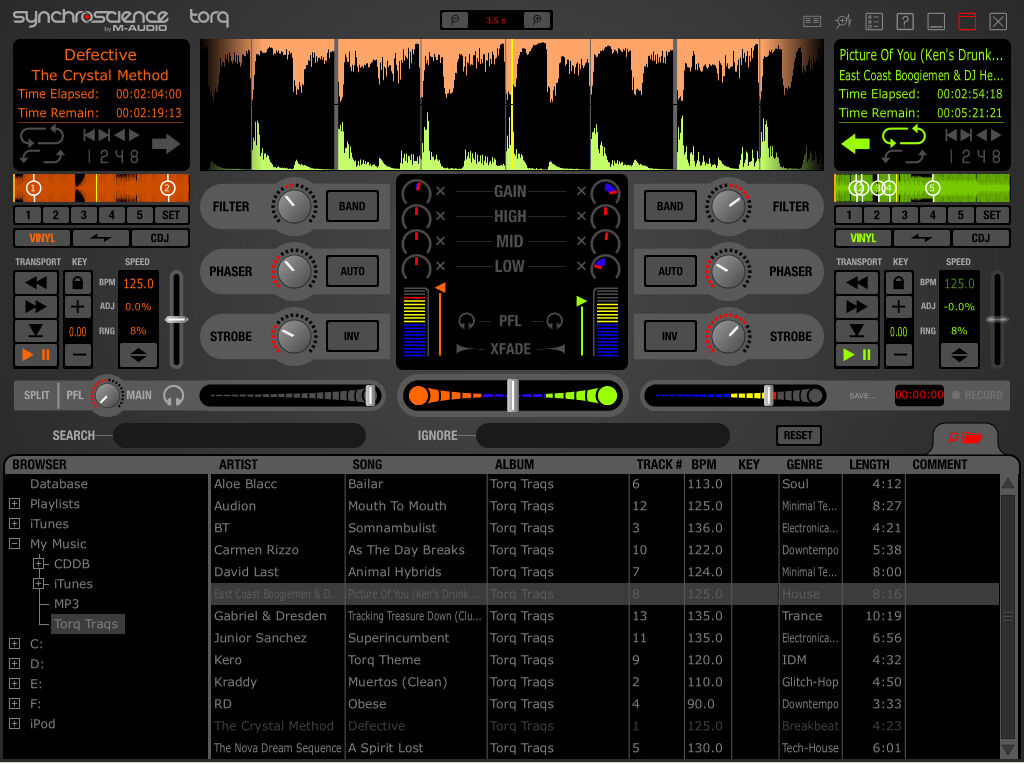 table de mixage m-audio x-session pro