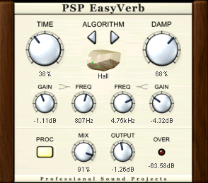 PSP EasyVerb | PSP Audioware | pluginsmasters