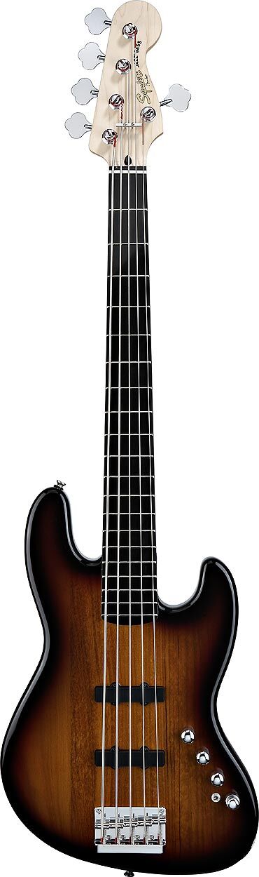 Squier Deluxe Jazz Bass V Active - Zikinf