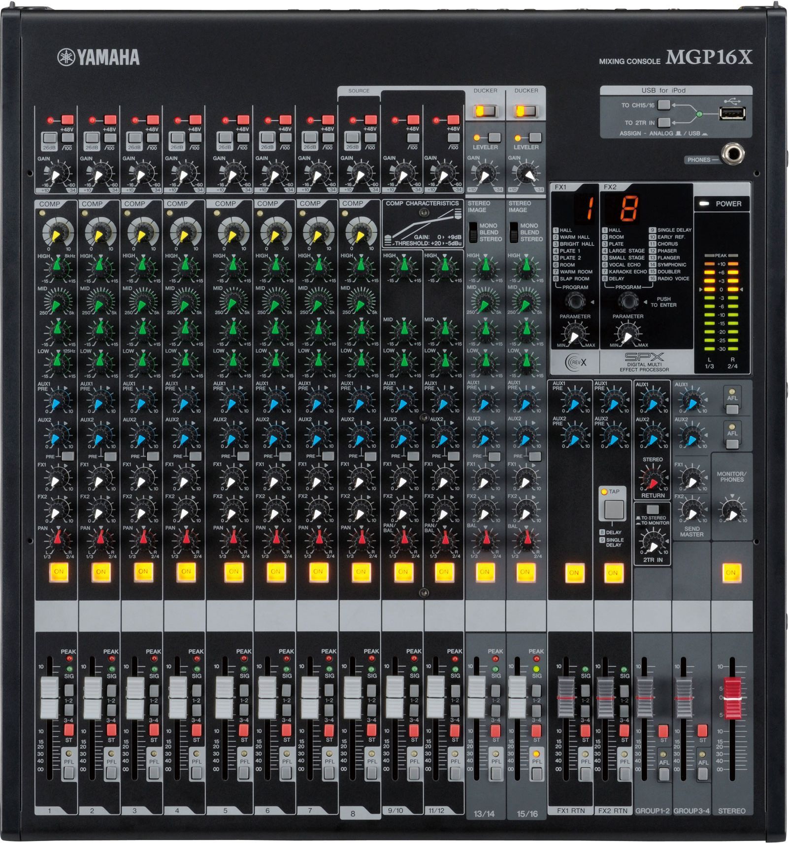 table de mixage yamaha mgp16x