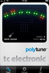 TC Electronic Polytune (appli iOS)