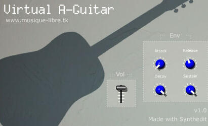 Vincent Girès Virtual A-Guitar Interface générale