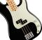 Fender American Professional Precision Bass Black, touche érable
